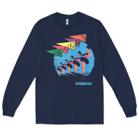 Navy the go go's   vacation retro t shirt Long Sleeve Tee - SnappyArt