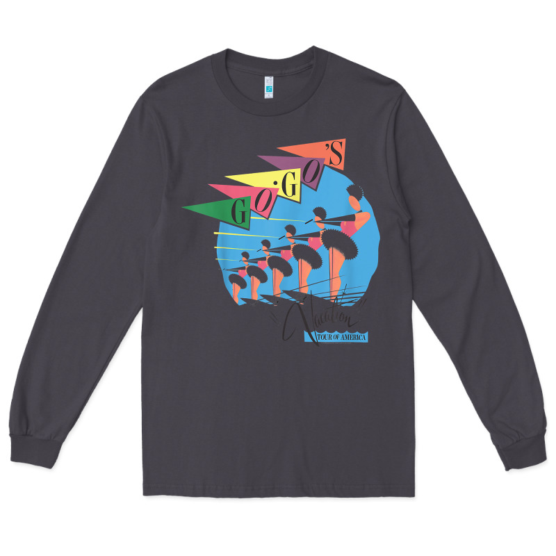 The Go Go's   Vacation Retro T Shirt Long Sleeve Tee by SnappyArt | Teevron