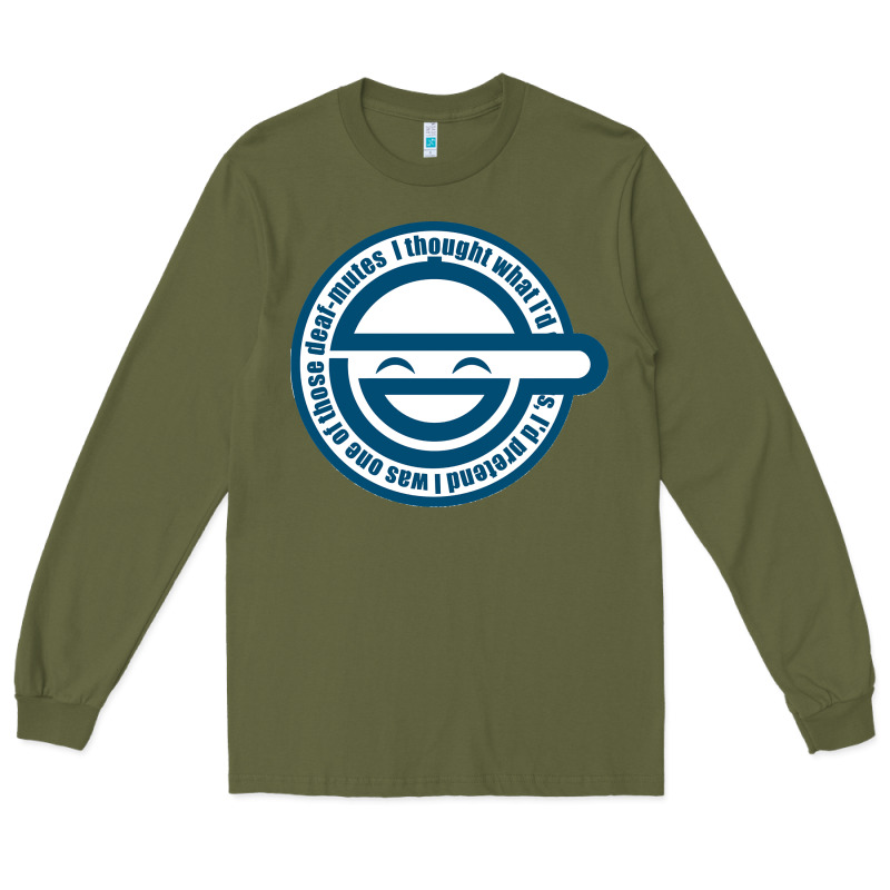 Laughing Man Ghost In The Shell Classic Long Sleeve Tee by SnappyArt | Teevron