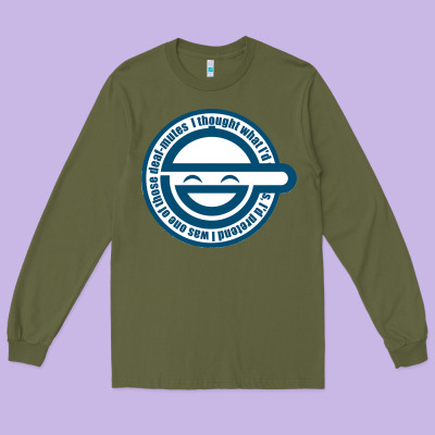 Laughing Man Ghost In The Shell Classic Long Sleeve Tee Designed By Snappyart