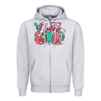 Heather Grey nurse squad Zipper Hoodie - RanaPortraitStore