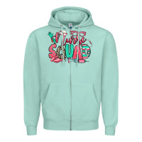 Seafoam nurse squad Zipper Hoodie - RanaPortraitStore