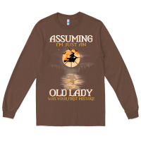 Chestnut assuming i'm just an old lady was your first mistake witch Long Sleeve Tee - SnappyArt