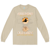 Mushroom assuming i'm just an old lady was your first mistake witch Long Sleeve Tee - SnappyArt