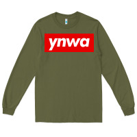 Army Green ynwa Long Sleeve Tee - SnappyArt