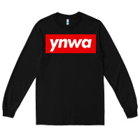 Black ynwa Long Sleeve Tee - SnappyArt