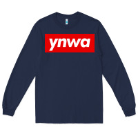 Navy ynwa Long Sleeve Tee - SnappyArt