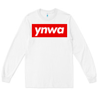 White ynwa Long Sleeve Tee - SnappyArt