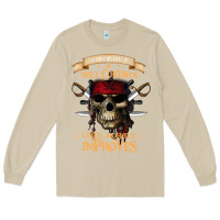 Mushroom pirate the beatings will continue until morale improves Long Sleeve Tee - SnappyArt