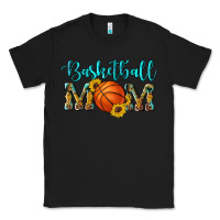 Black western leopard camouflage sunflowers glitter mom basketball Classic Tee - Artiststas