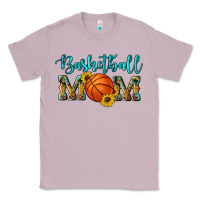 Lilac western leopard camouflage sunflowers glitter mom basketball Classic Tee - Artiststas
