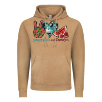 Vintage Camel peace love watermelon Vintage Hoodie - SublimationCraftShop