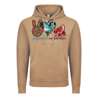 Vintage Coffee peace love watermelon Vintage Hoodie - SublimationCraftShop