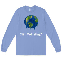 Colony Blue environmental climate change still debating summer Long Sleeve Tee - SnappyArt