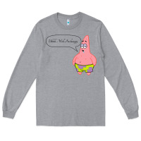 Heather Grey Patrick Classic Long Sleeve Tee - SnappyArt