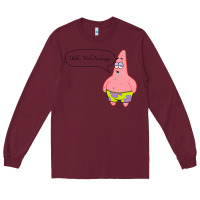 Burgundy Patrick Classic Long Sleeve Tee - SnappyArt