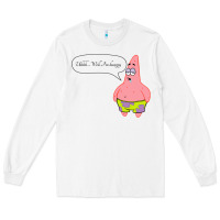 White Patrick Classic Long Sleeve Tee - SnappyArt