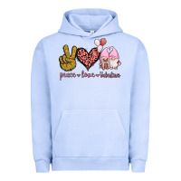 Pigment Grape Ice Peace Love Valentines Gnomes Urban Hoodie - Jasminsmagicworld