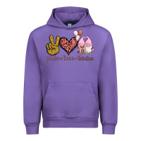 Tulip Peace Love Valentines Gnomes Urban Hoodie - Jasminsmagicworld