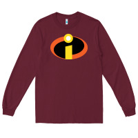 Burgundy incredibles Long Sleeve Tee - SnappyArt