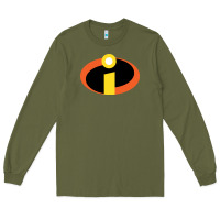 Army Green incredibles Long Sleeve Tee - SnappyArt