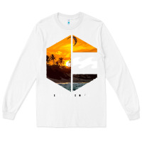 White billabong Long Sleeve Tee - SnappyArt
