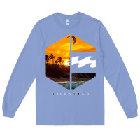 Colony Blue billabong Long Sleeve Tee - SnappyArt