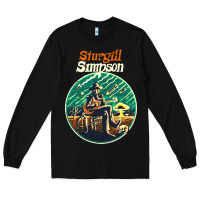 Black sturgill simpson retro Long Sleeve Tee - SnappyArt