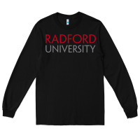 Black The radford university Long Sleeve Tee - SnappyArt