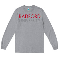 Heather Grey The radford university Long Sleeve Tee - SnappyArt