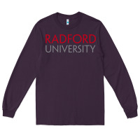 Plum The radford university Long Sleeve Tee - SnappyArt