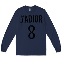 Navy j adior Long Sleeve Tee - SnappyArt