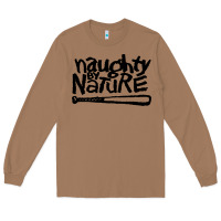 Toasted Coconut naughty by nature Long Sleeve Tee - SnappyArt