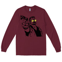 Burgundy big lebowski Long Sleeve Tee - SnappyArt
