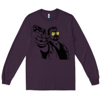 Plum big lebowski Long Sleeve Tee - SnappyArt