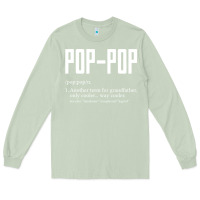 Matcha Pop Pop Gifts Grandpa Fathers Day Pop-Pop Long Sleeve Tee - SnappyArt