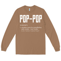 Toasted Coconut Pop Pop Gifts Grandpa Fathers Day Pop-Pop Long Sleeve Tee - SnappyArt