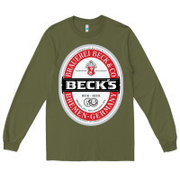 Army Green Beck’s-Dark Long Sleeve Tee - SnappyArt