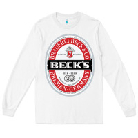 White Beck’s-Dark Long Sleeve Tee - SnappyArt