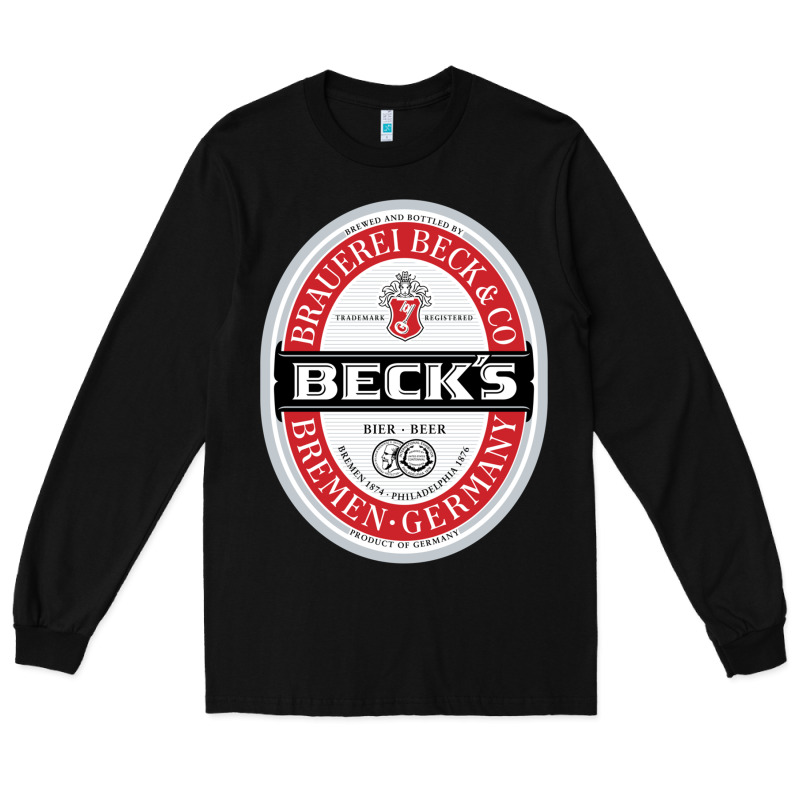 Beck’s-dark Long Sleeve Tee by SnappyArt | Teevron