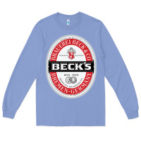 Colony Blue Beck’s-Dark Long Sleeve Tee - SnappyArt