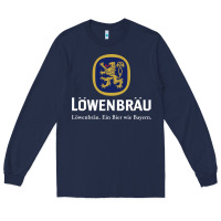 Navy lowenbrau Long Sleeve Tee - SnappyArt