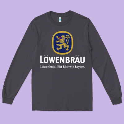 Lowenbrau Long Sleeve Tee Designed By Snappyart