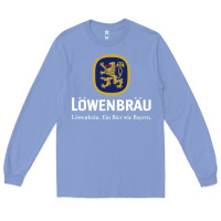 Colony Blue lowenbrau Long Sleeve Tee - SnappyArt