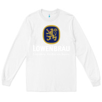 White lowenbrau Long Sleeve Tee - SnappyArt
