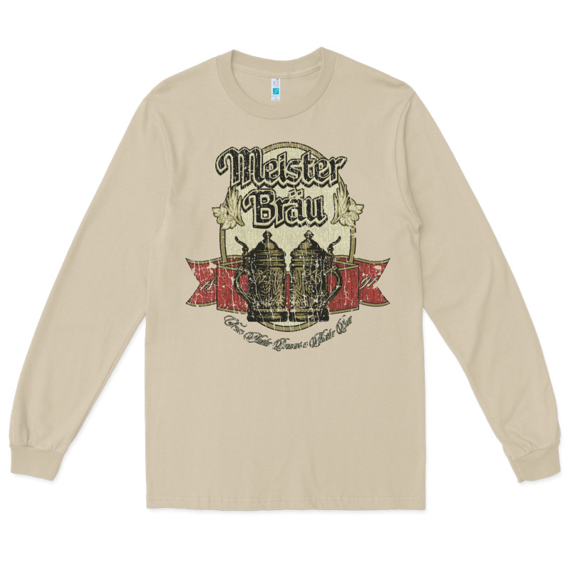 Meister Brau 1891, Beer Long Sleeve Tee by SnappyArt | Teevron