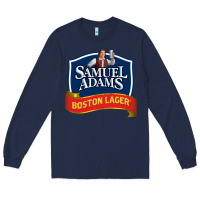 Navy samuel adams Long Sleeve Tee - SnappyArt