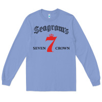 Colony Blue Seagrams 7 Bk 1.png Long Sleeve Tee - SnappyArt