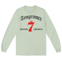 Matcha Seagrams 7 Bk 1.png Long Sleeve Tee - SnappyArt