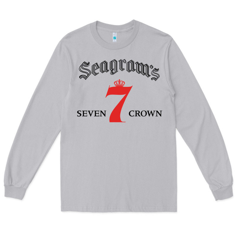 Seagrams 7 Bk 1.png Long Sleeve Tee by SnappyArt | Teevron